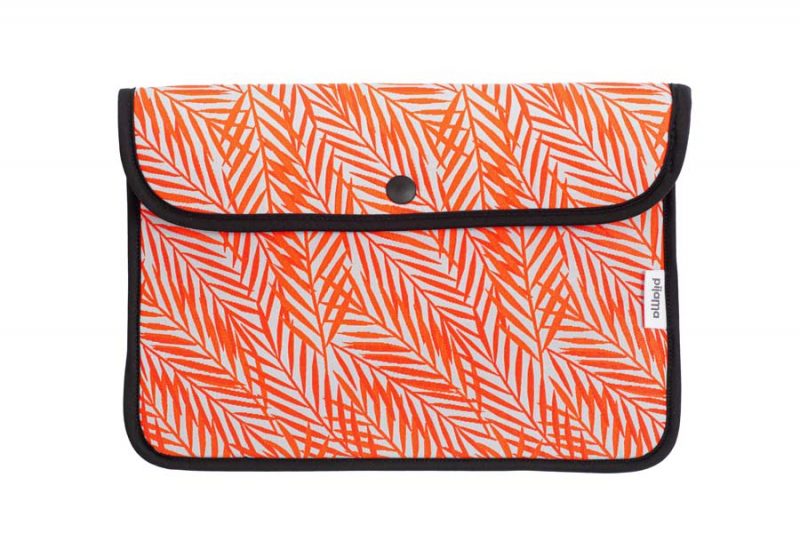 iPad flap case / Pochette L Fern FluoiPad flap case / Pochette L Denim Black