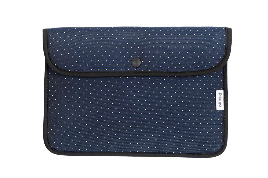 iPad flap case / Pochette L Denim Black