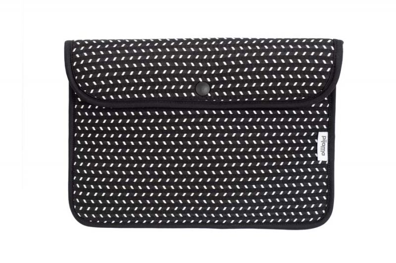 iPad flap case / Pochette L Tic Tac BlackiPad flap case / Pochette L Denim Black