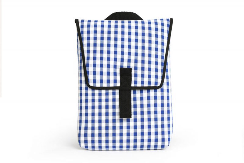 Zaino Backpack Mini Vichy Medium BlueZaino Backpack Mini Salt & Pepper Blue