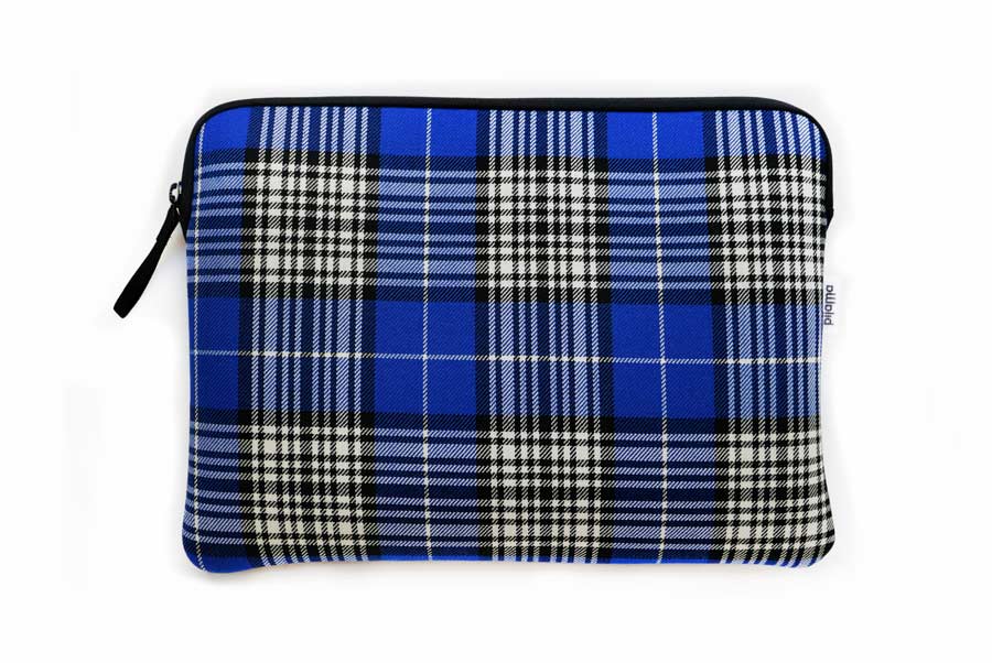 Custodia per MacBook Air 13" con zip Tartan Royal Custodia per MacBook Air 13" con zip Tartan Royal