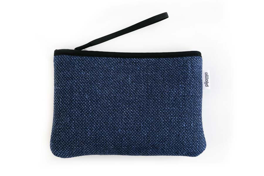 Pochette M Linen Blue Pochette M Linen Blue