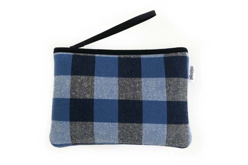 Pochette M Check Blue Pochette M Check BluePochette M Check Blue